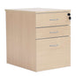 High Mobile Pedestal 3 Drawer (FSC) | Maple