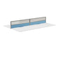 Toolrail Type 3 Half Glazed Screen | 1200mm | Silver Frame | Unlimited Band 1