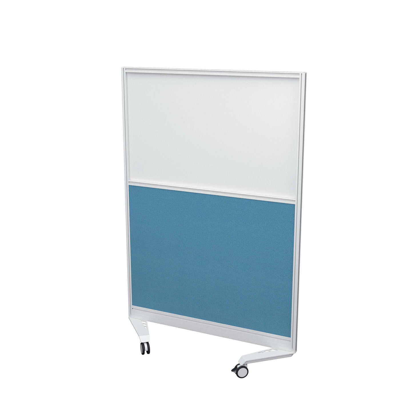 Mobile Type 3 Half Glazed Screen | 1000 X 1800 | White Frame | Unlimited Band 1