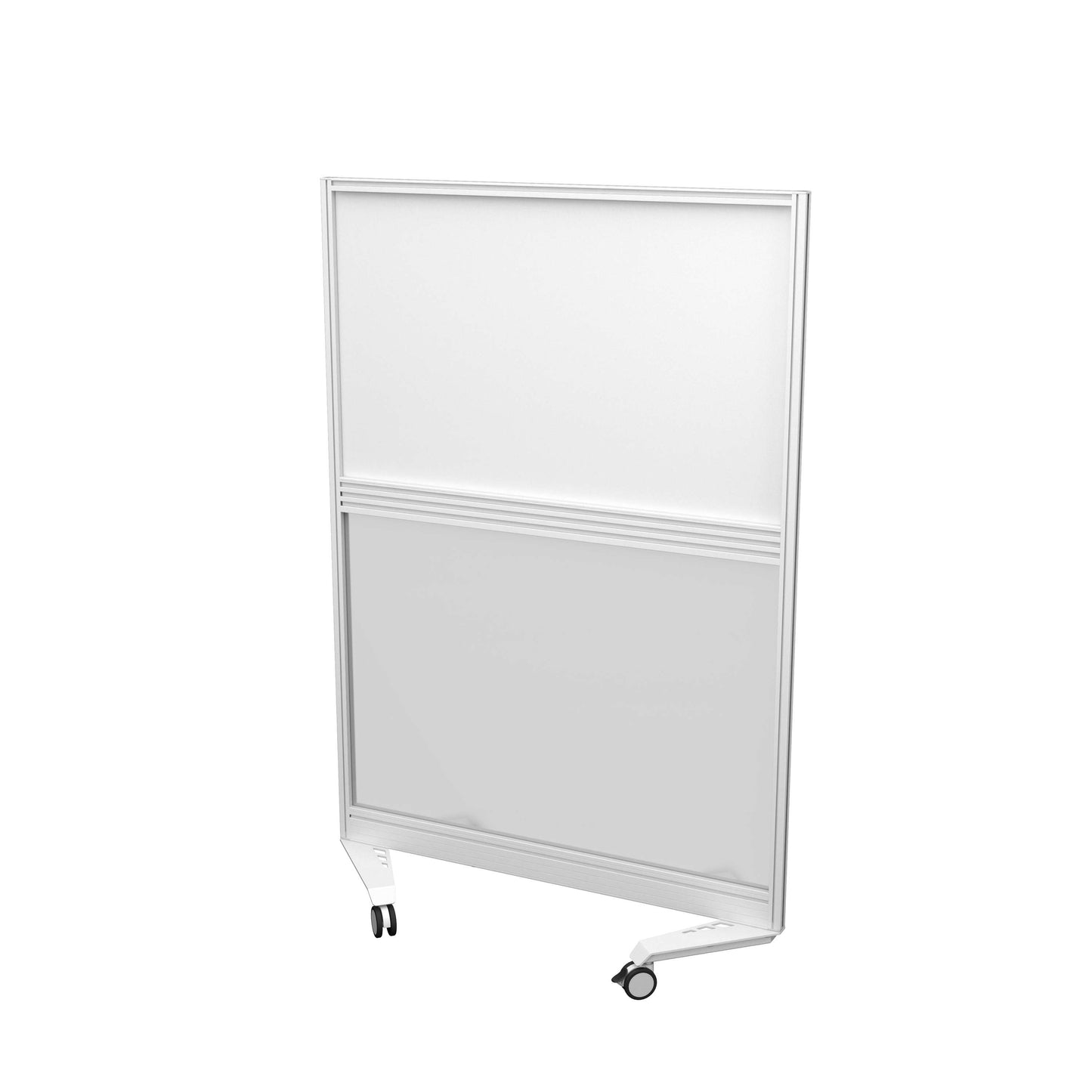 Mobile Type 4 Fully Glazed Screen | 800 X 1500 | White Frame | Unlimited Band 1