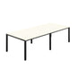 Fraction Infinity Rectangular Meeting Table (FSC) | 2800 X 1200 | White/Black