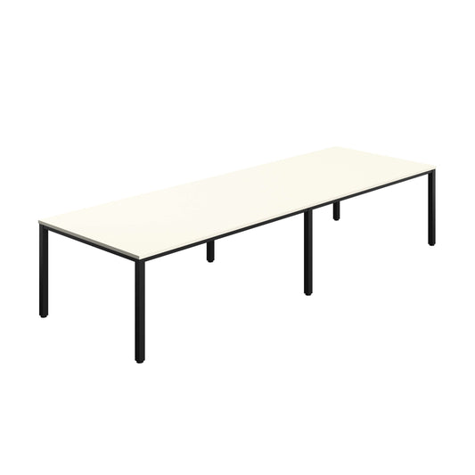 Fraction Infinity Rectangular Meeting Table (FSC) | 3600 X 1200 | White/Black