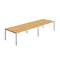 Fraction Infinity Rectangular Meeting Table (FSC) | 4000 X 1200 | Sorano Oak/White