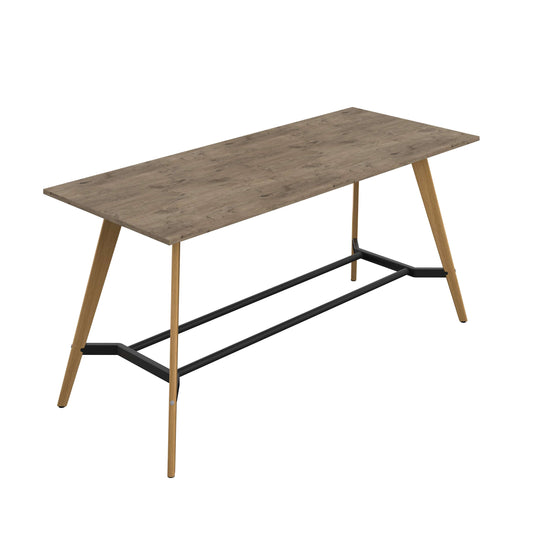 Plateau Poseur Rectangular Table (FSC) | 2400 X 1000 | Grey Nebraska Oak