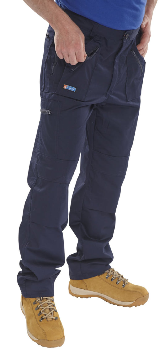 Beeswift Action Work Trousers Navy Blue 32