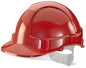 Beeswift Economy Vented Safety Helmet Red