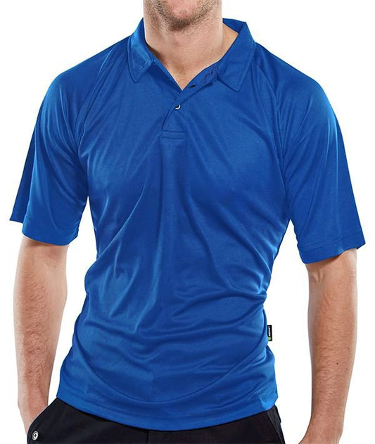 Beeswift B-Cool Wicking Polo Shirt Royal Xxl