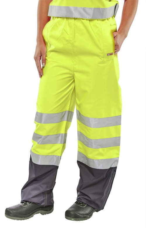 Beeswift BELFRY Trousers Saturn Yellow/ Navy EN ISO 20471 XXXL