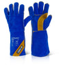 Beeswift Cat2 Blue Gold Hq 16” Welders Gauntlet (Box of 10)