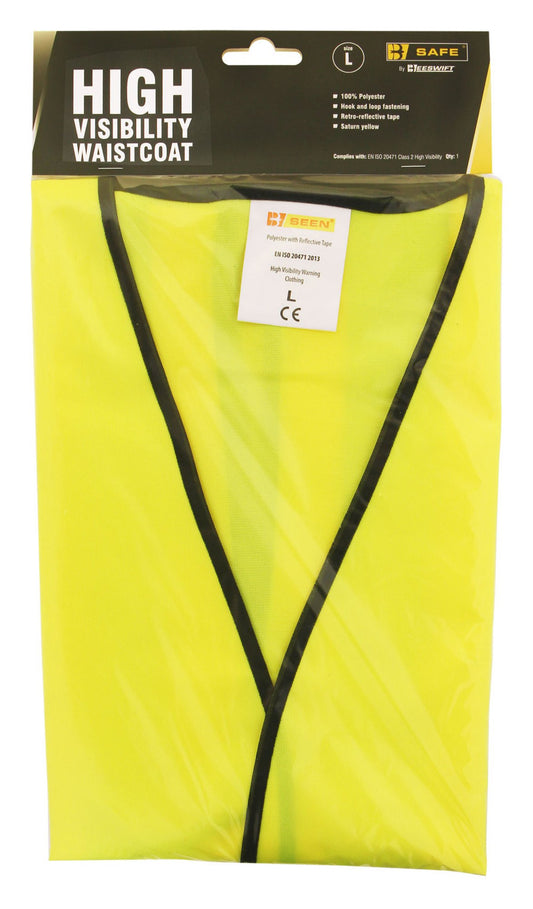 Beeswift B-Safe Hi Visibility Vest Saturn Yellow XL