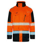 Beeswift DELTIC HI-VIS JACKET TWO-TONE  Orange Black XXL