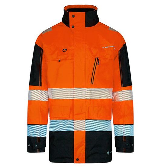 Beeswift DELTIC HI-VIS JACKET TWO-TONE  Orange Black S