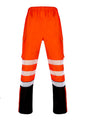 Beeswift DELTIC HI-VIS OVERTROUSER  TWO-TONE Orange Black XXL