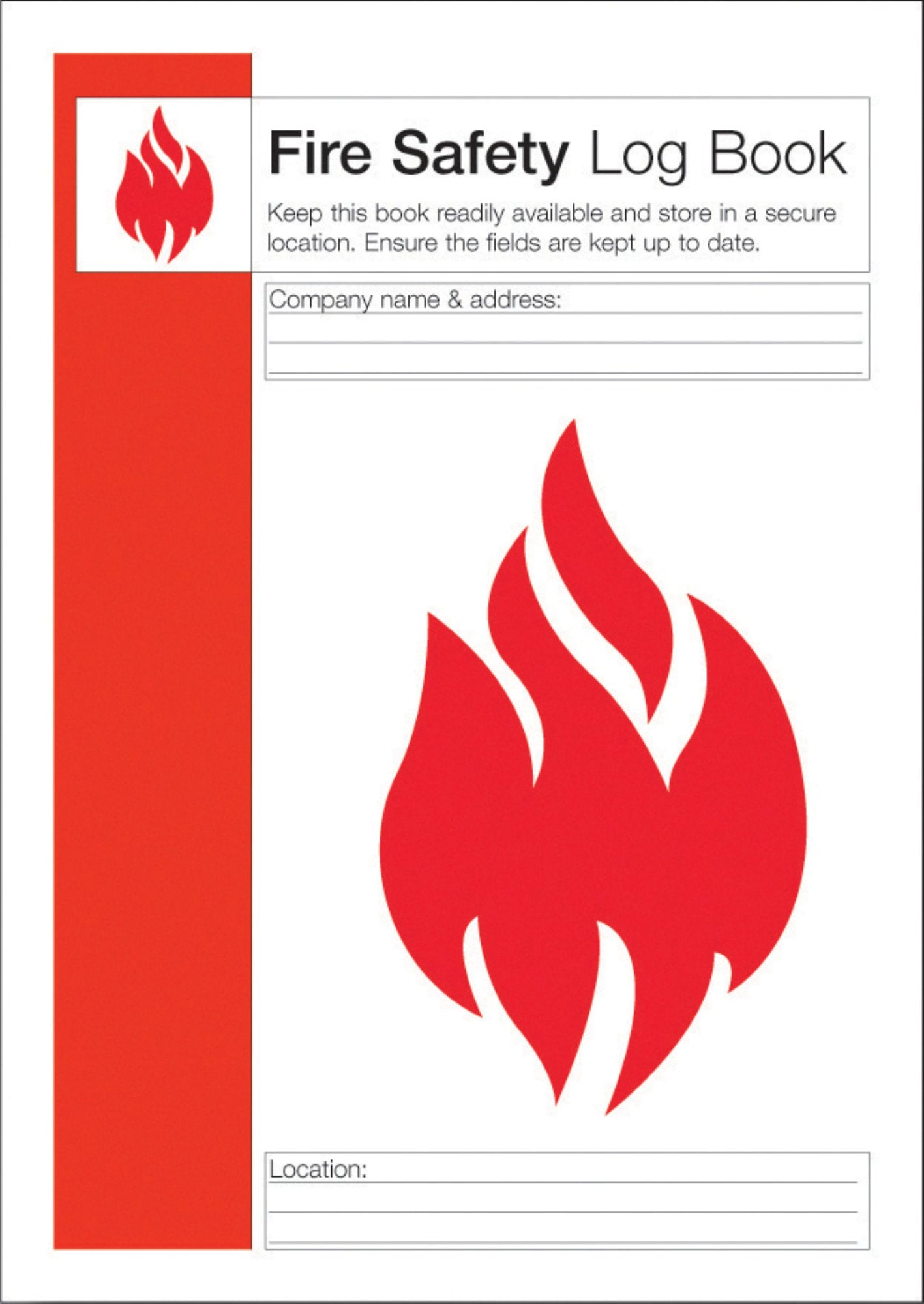 Click Medical Fire Safety Log Book