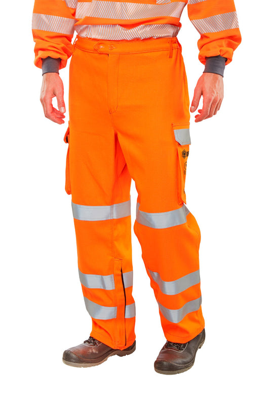 Beeswift Arc Flash GO-RT Trousers Orange 42T