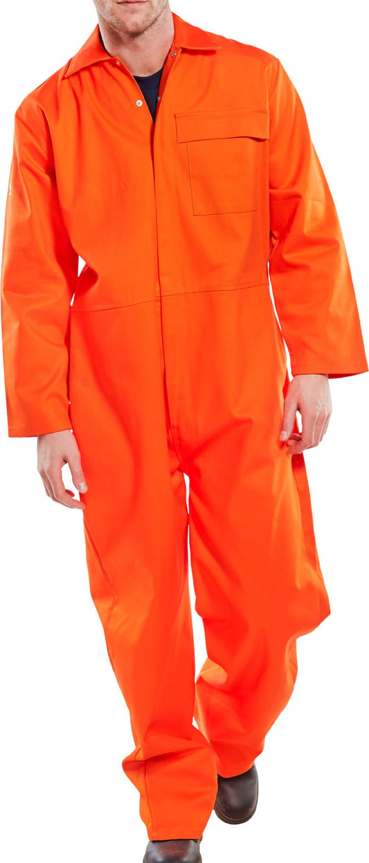 Beeswift Fire Retardant Boilersuit Orange 54