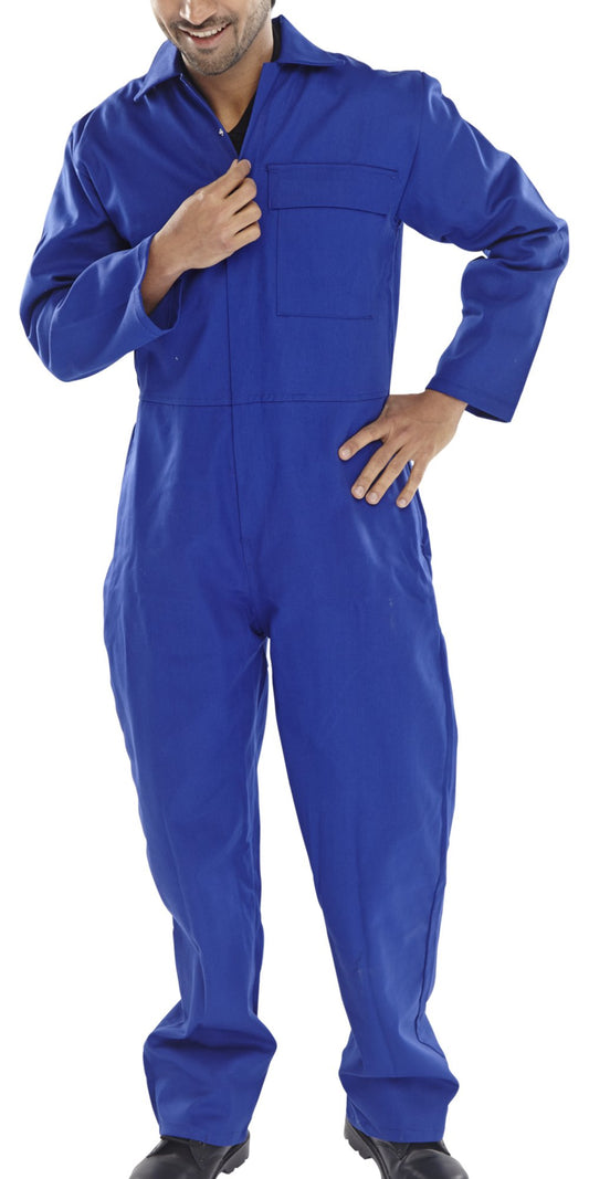 Beeswift Fire Retardant Boilersuit Royal Blue 44