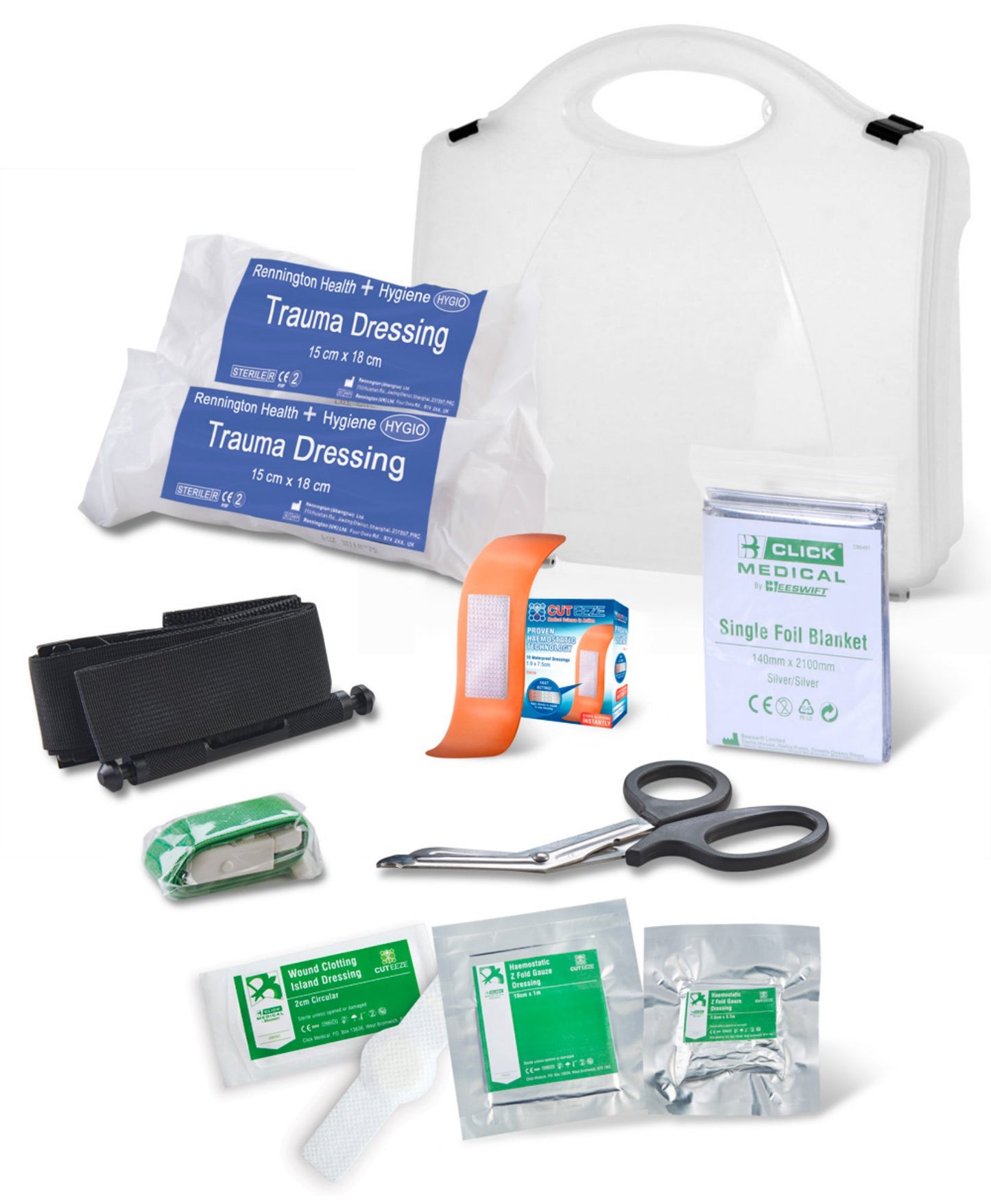 Click Medical Bs8599-1:2019 Critical Injury Pack High Risk In Box