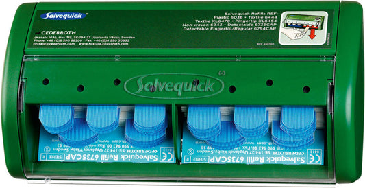 Salvequick Salvequick Plaster Dispenser 70 Detectable Blue