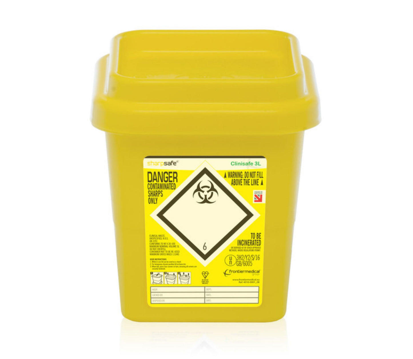 Sharpsafe Sharp Safe Container 3Ltr