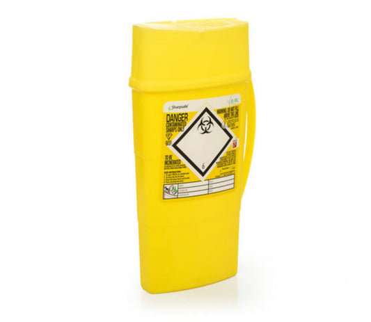 Sharpsafe Sharps Bin 0.6Ltr