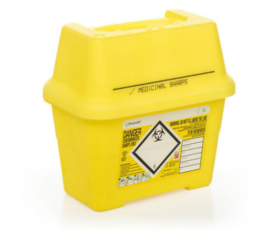 Sharpsafe Sharps Bin 2Ltr