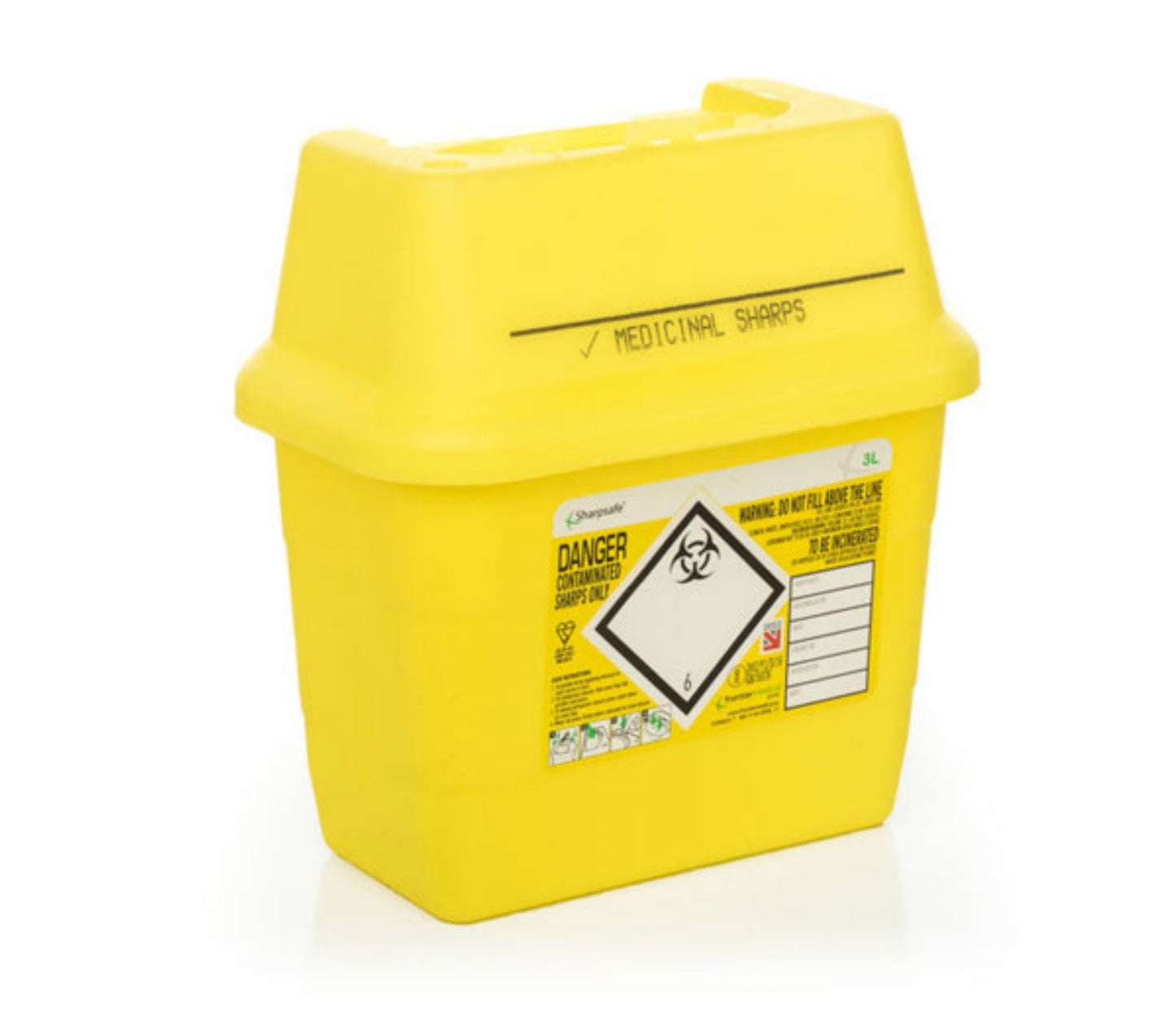 Sharpsafe Sharps Bin 3Ltr