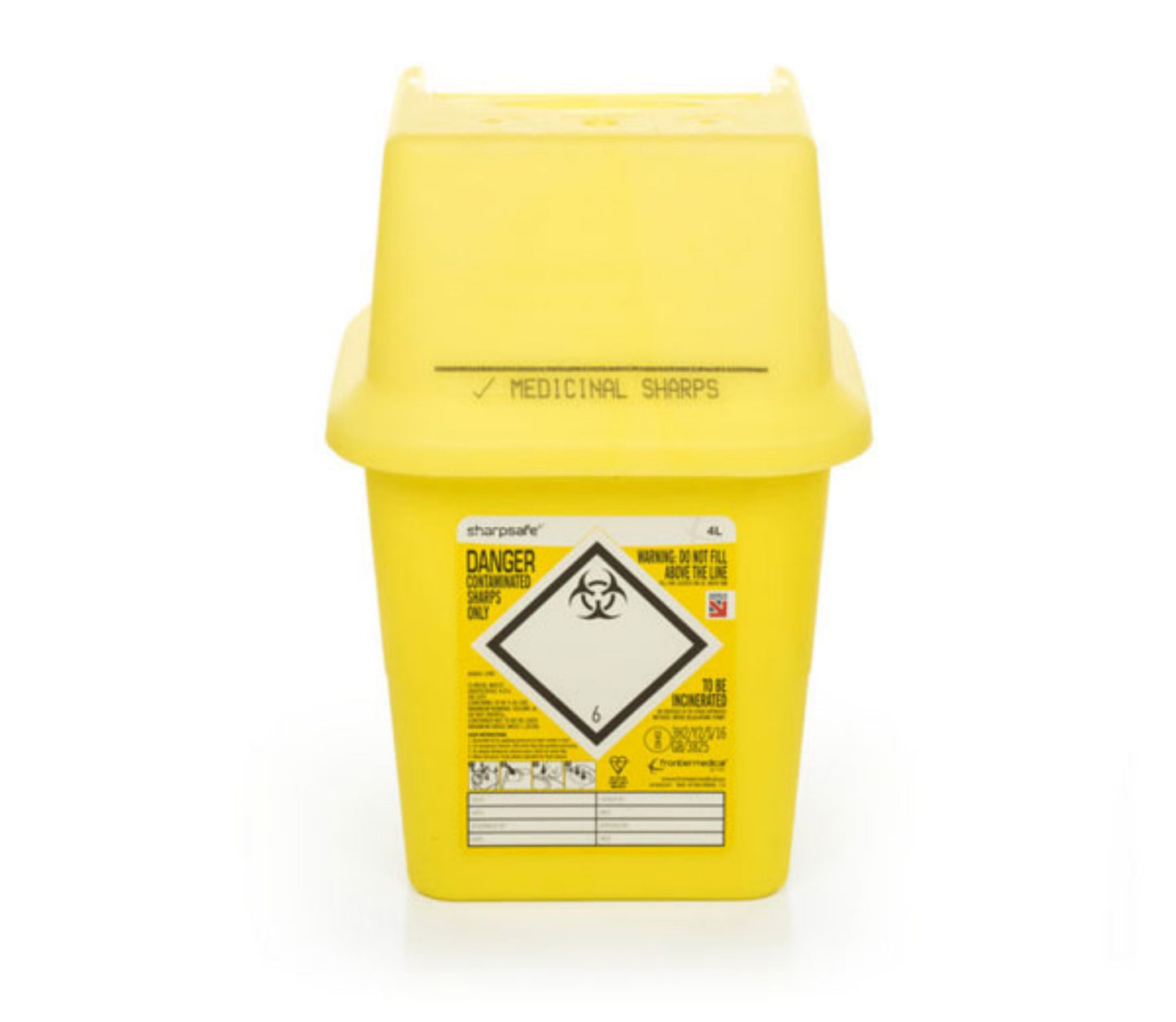 Sharpsafe Sharps Bin 4Ltr