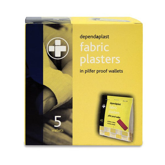 Click Medical DEPENDAPLAST FABRIC PILFER PROOF PLASTER BOX 5 X 40