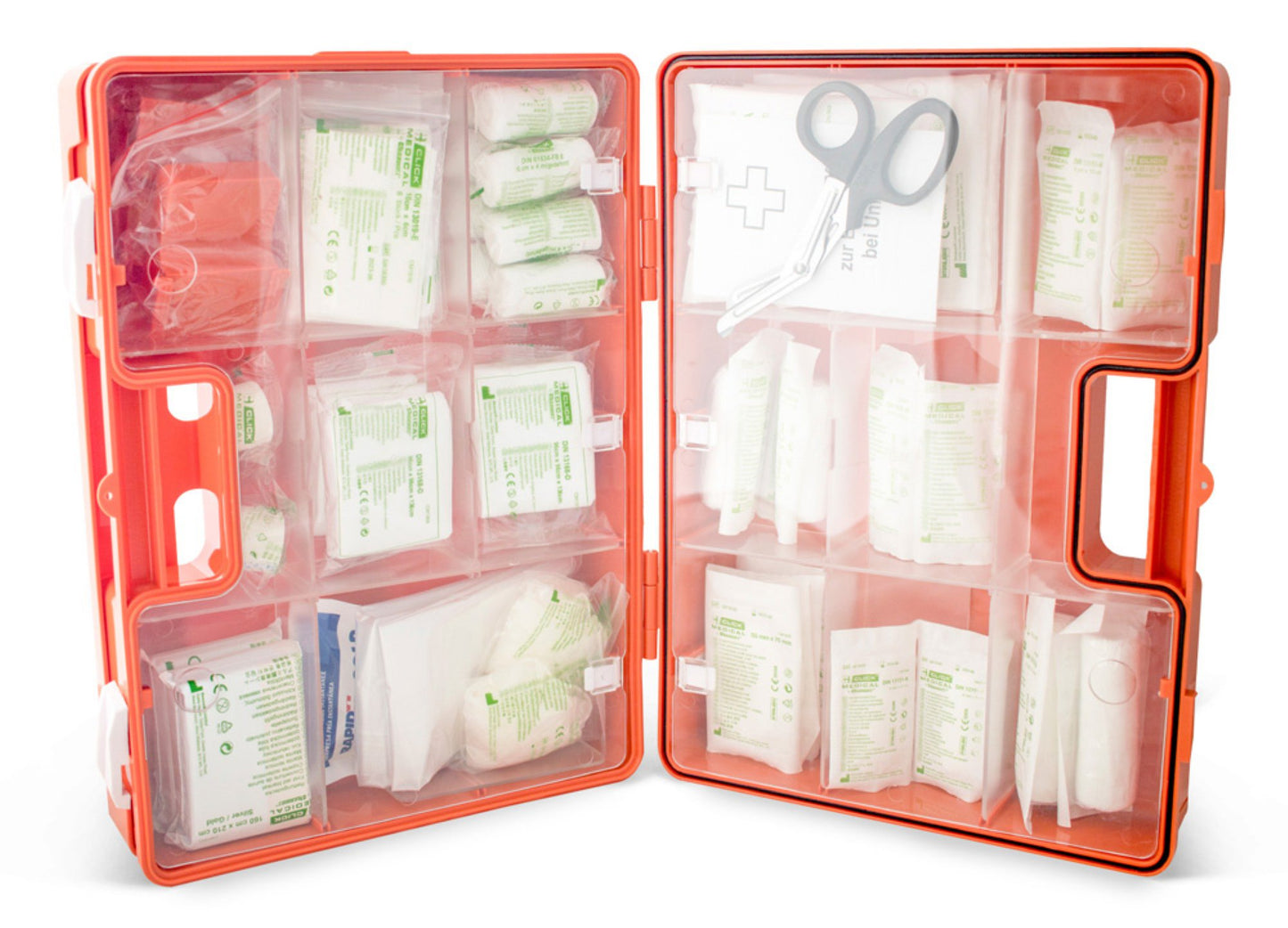 Click Medical German First Aid Kit To Din Standard 13169 Amber