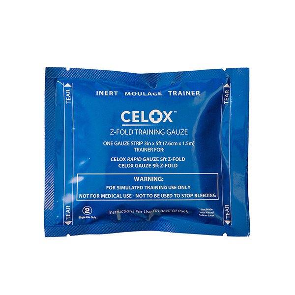 Click Medical CELOX 5FT Z-FOLD TRAINING GAUZE