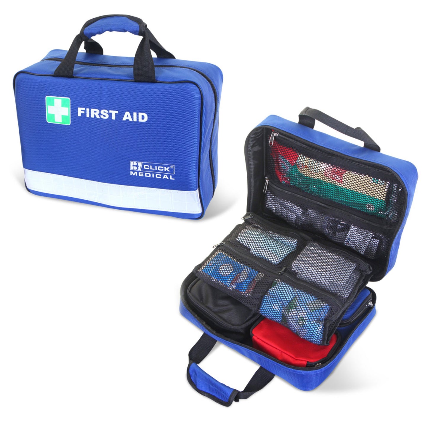 Click Medical Site Safety / First Aid Combination Bag Blue