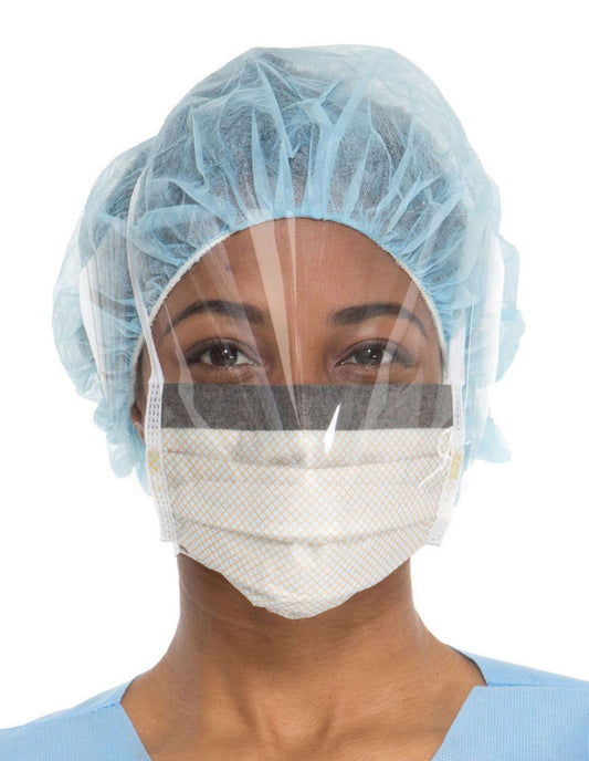 Click Medical Halyard Fog Free Type Iir Surgical Mask With Wrap-Around Visor