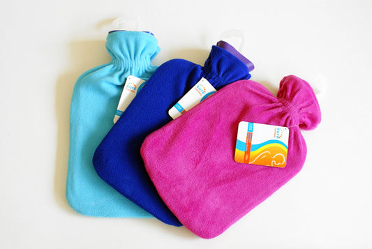 Click Medical Sure Thermal Hot Water Bottle With Fleece Cover Assorted (Pack of 6)