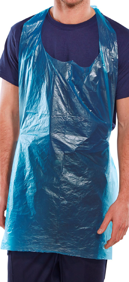 Beeswift Disposable Apron Blue 42X27 Pack of 1000