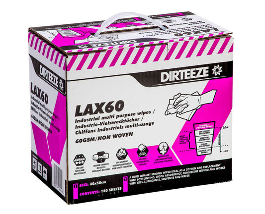 Dirteeze Lax60 Wipes