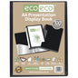 A4 50% Recycled 100 Pocket Presentation Display Book and Box - Single