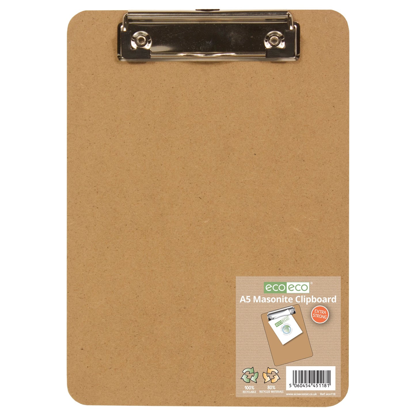 A5 Masonite Clipboard - Single