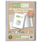 A5 50% Recycled Presentation Display Book with 20 Clear Pockets - Single