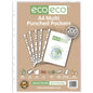 A4 100% Recycled Multi Punched Pockets - Pack of 200