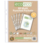 A5 100% Recycled Multi Punched Pockets - Pack of 50