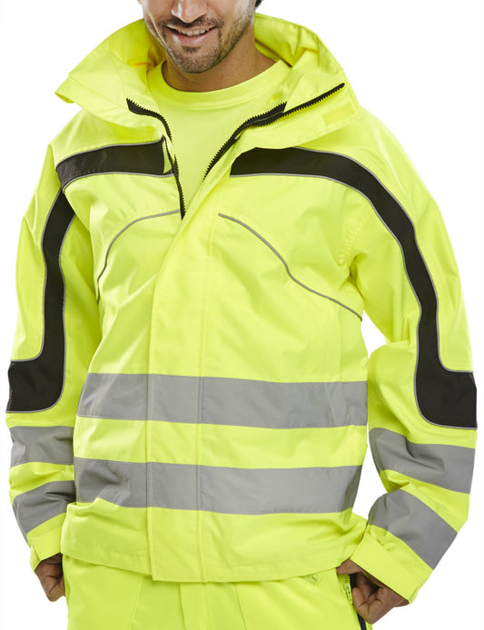 Beeswift Eton Breathable En471 Jacket Saturn Yellow L