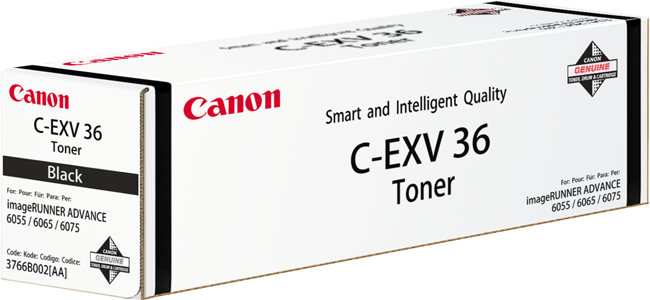 Canon 3766B002AA 6055/65/75 Black Toner CEXV36