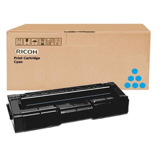 Ricoh  SPC310 Cyan Toner Cartridge  406349 406333