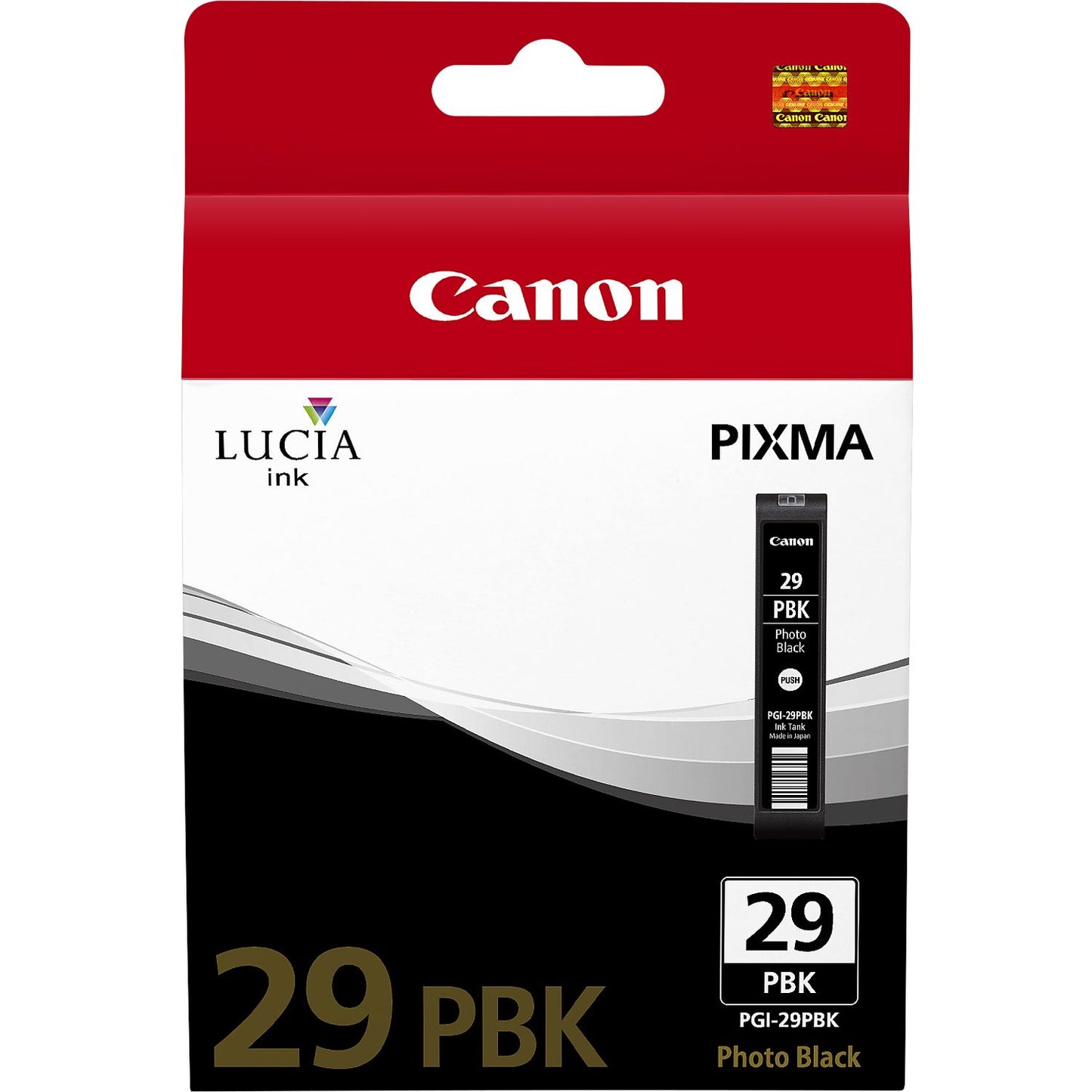 Canon 4869B001 PGI-29PBK Ink Cartridge Photo Black 1.3K Pages 1300 Photos 36ml