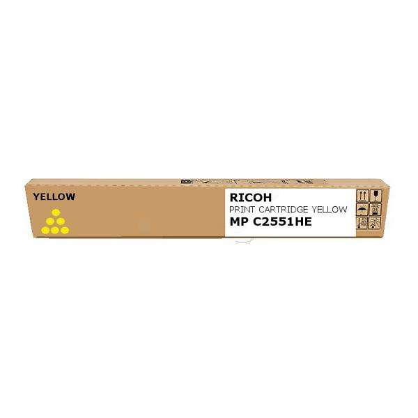 Ricoh MPC2551 Yellow Toner 842062 841507