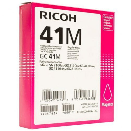 Ricoh SG2100 Magenta Gel Ink Hi Yld GC41M  405763