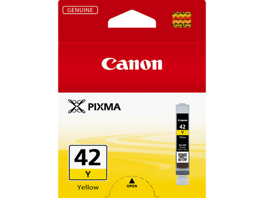 Canon 6387B001 (CLI-42Y) Ink Cartridge Yellow 284 Photos 13ml