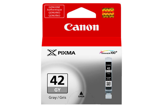 Canon 6390B001 (CLI-42GY) Ink Cartridge Grey 492 Pages 492 Photos 13ml