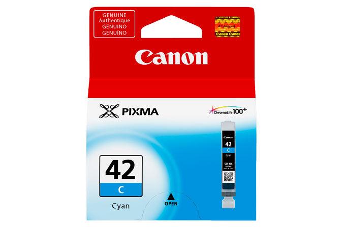 Canon 6385B001 (CLI-42C) Ink Cartridge Cyan 300 Photos 13ml